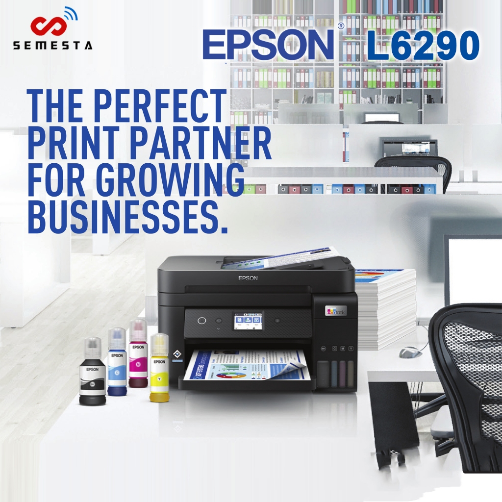 PRINTER EPSON L6290 (PRINT, SCAN , COPY F4, FAX, WIFI,DUPLEX)