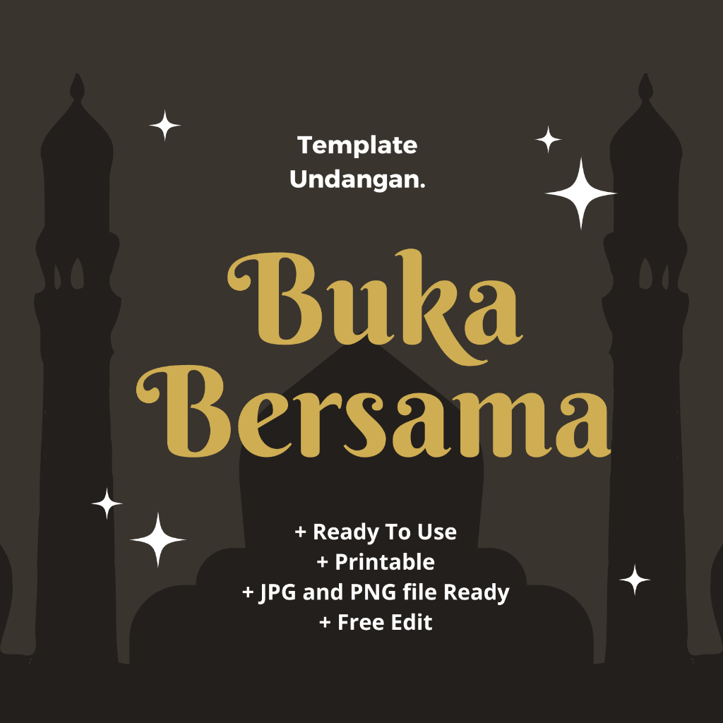 Template Undangan Bukber