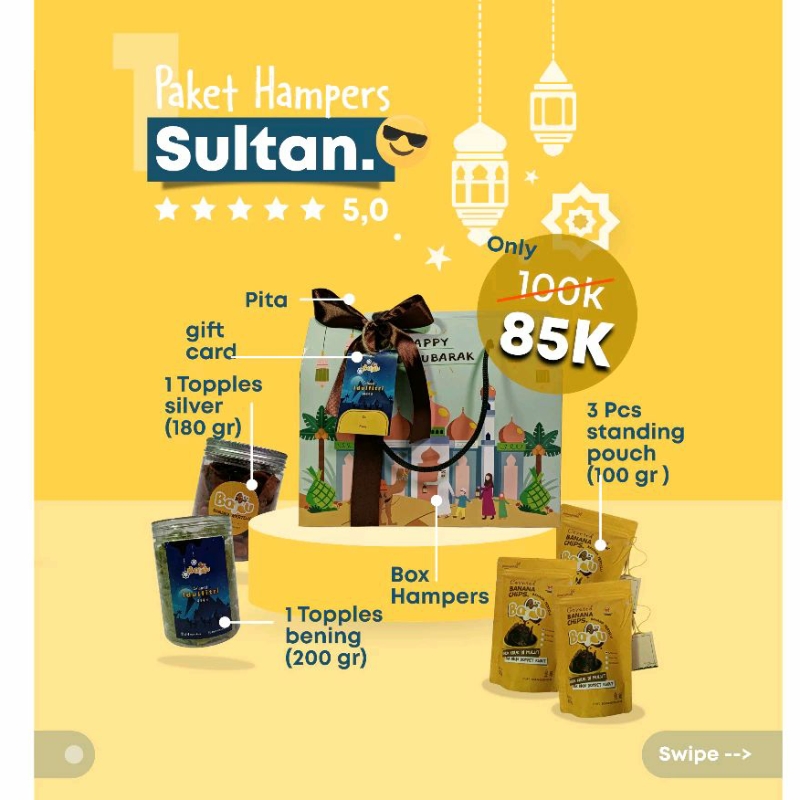 

Keripik Pisang Salut BALU Kualitas Premium Khas Mertelu -Paket Sultan