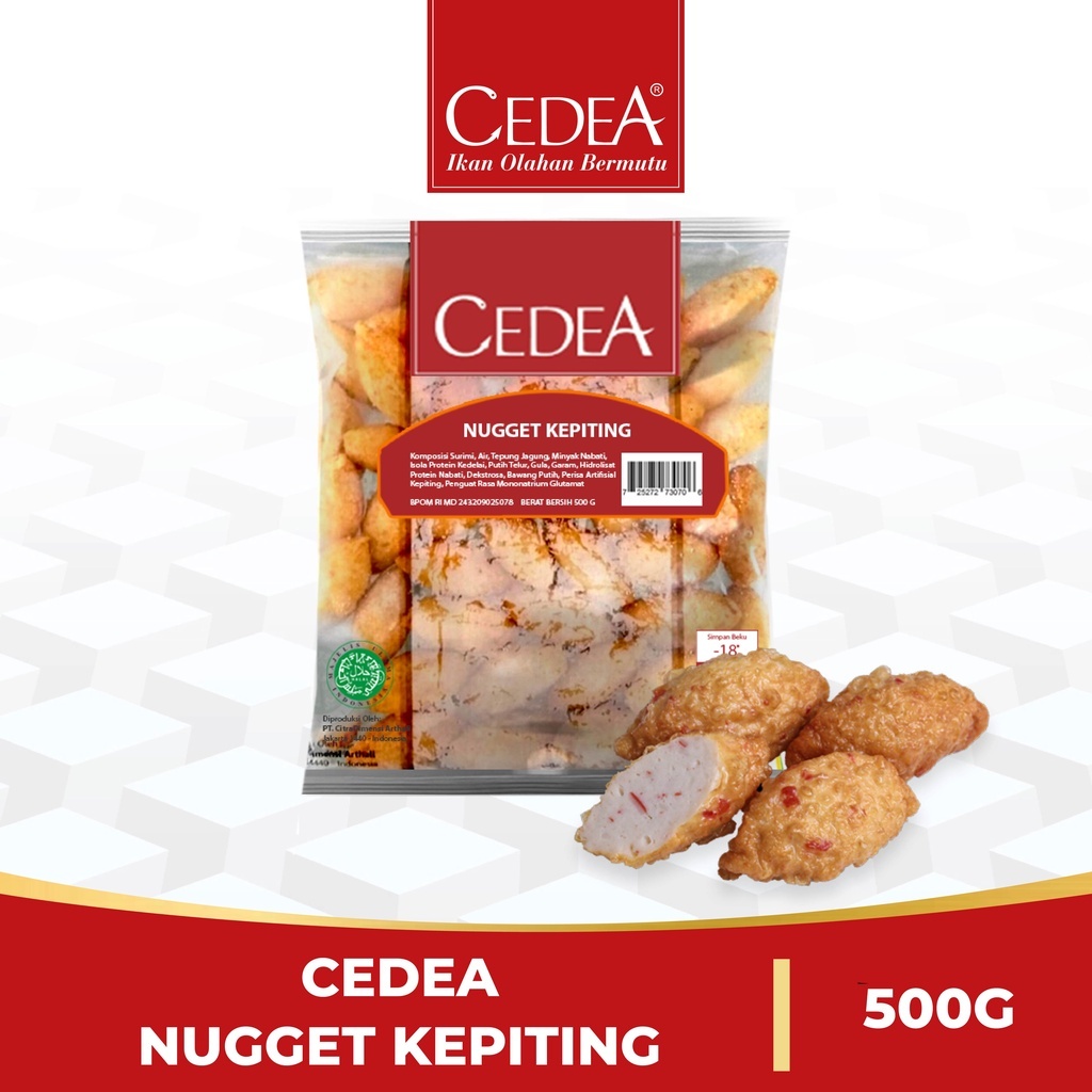 

CEDEA Crab Nugget Kepiting 500 g Halal - MLG