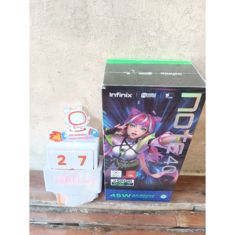 Infinix Note 40 8/256 GB Resmi Bnib Bonus Wireless Charger