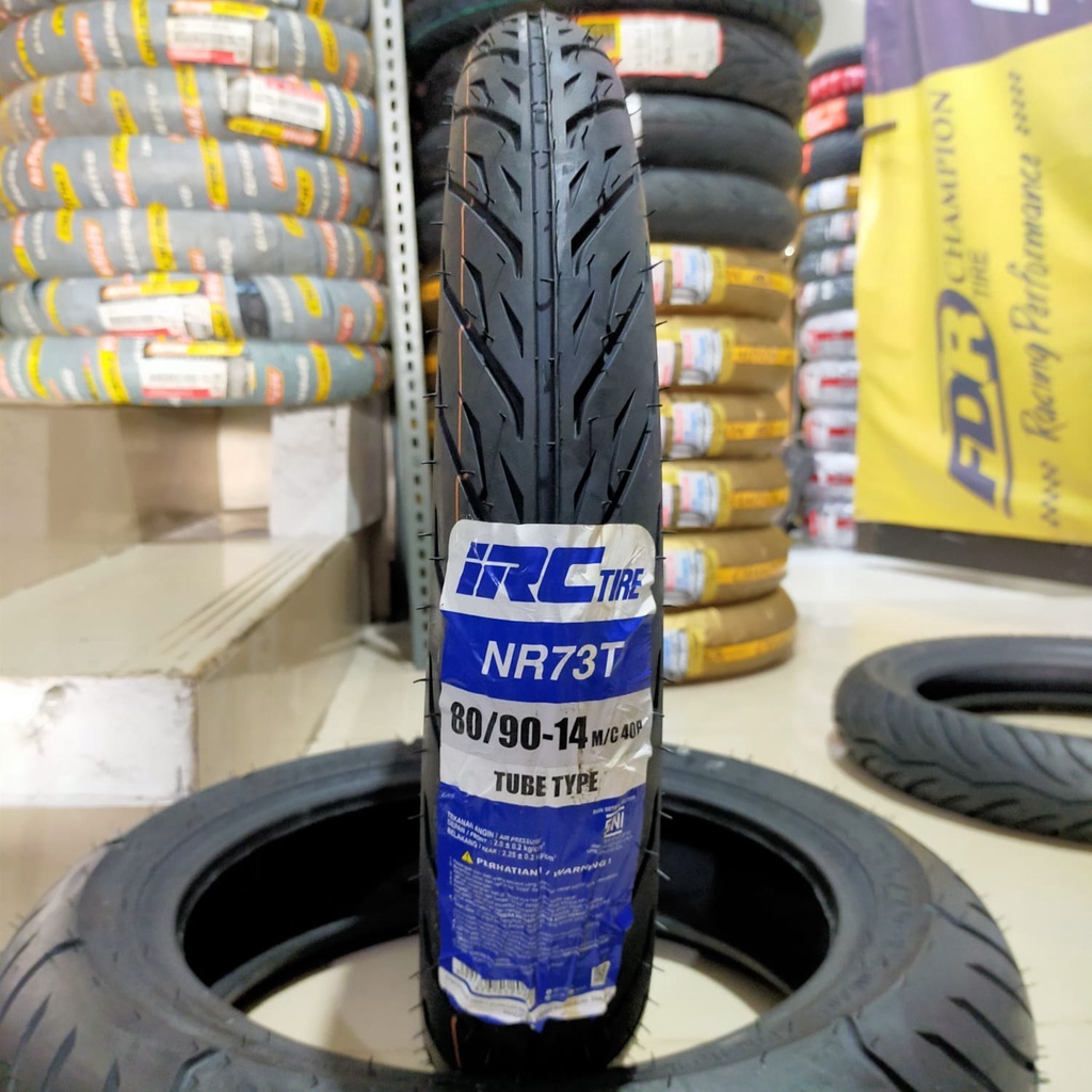 Ban Luar IRC NR73 80/90 Ring 14 Tubetype untuk Motor Beat
