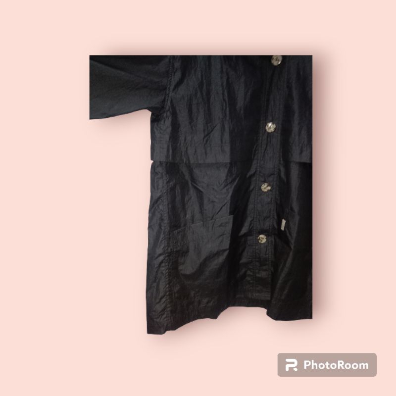 JACKET HITAM OVERSIZE VINTAGE MURAH