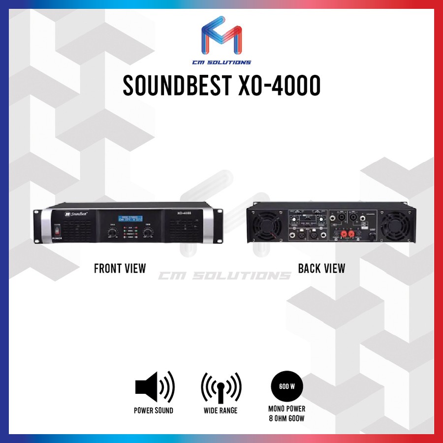 Power Amplifier SOUNDBEST XO 4000 XO4000 original