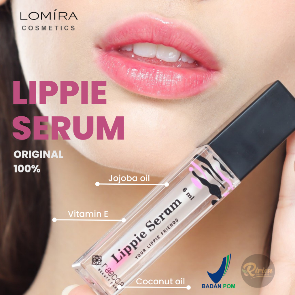 Lippie Serum by Raecca lips serum READY Original 100% BPOM Pencerah Bibir