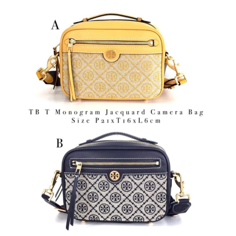Tory Burch T Monogram Jacquard Camera Bag