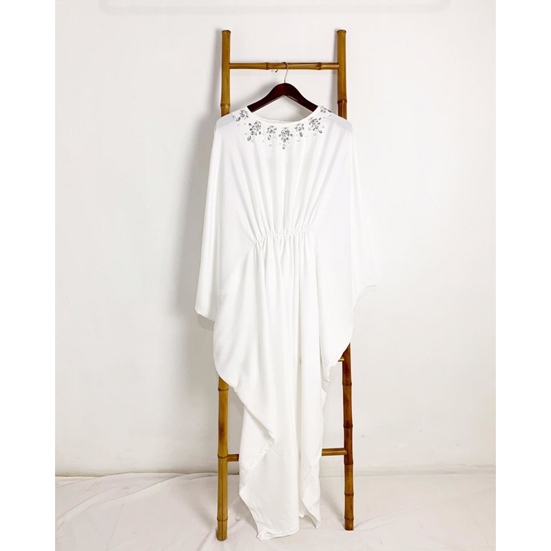 Alisha caftan- caftan putih- caftan mewah
