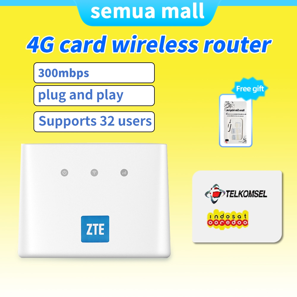 Router WiFi MF293N SIM 4G 300 Mbps Support Semua Jaringan telkomsel orbit