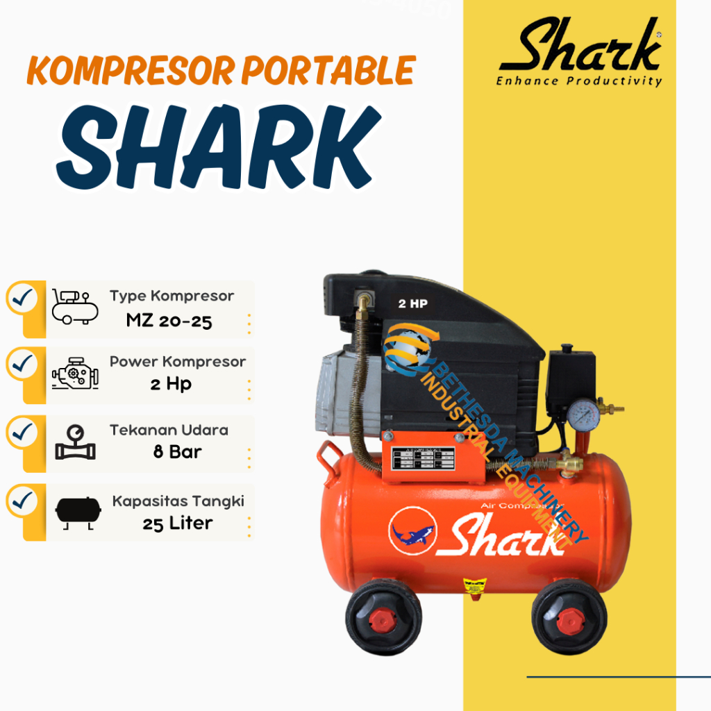 Portable Kompresor Listrik 2 Hp Kompresor Angin 2pk