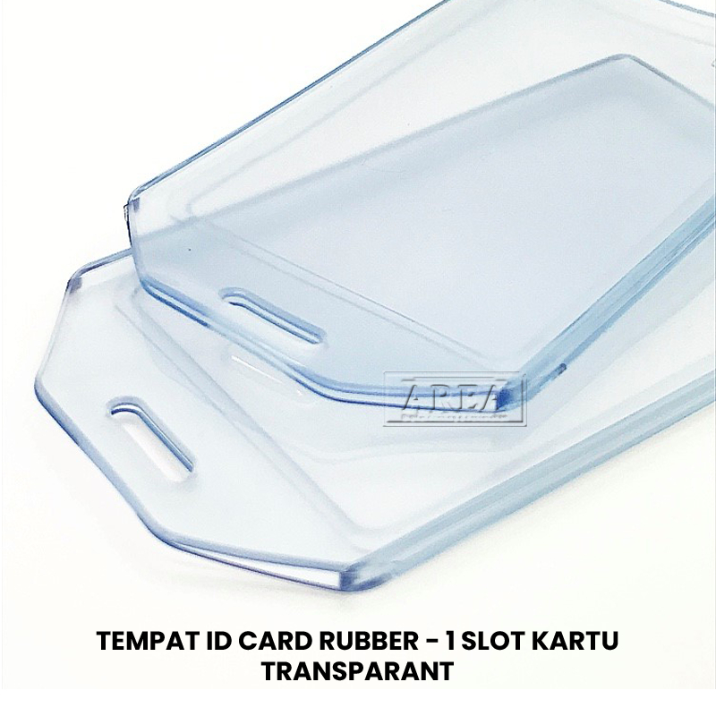 

Tempat ID Card Transparant Rubber Waterproff 1 Slot Kartu Potrait/Vertikal/Berdiri Tanpa Tali