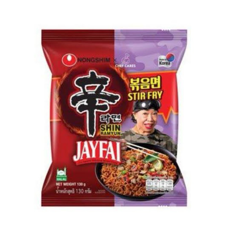 

JAYFAI mie viral Bangkok SHIN RAMYUN (harga per bungkus) NONGSHIM
