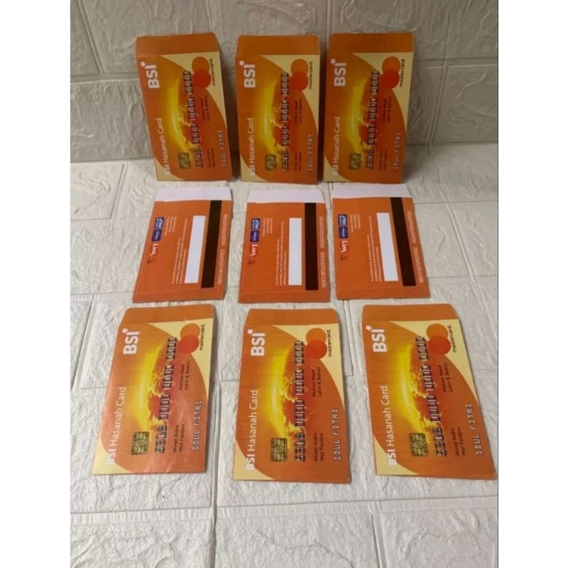 

(10pcs) Amplop THR bentuk ATM | Amplop Lebaran | amplop ampau ukuran 7x11cm
