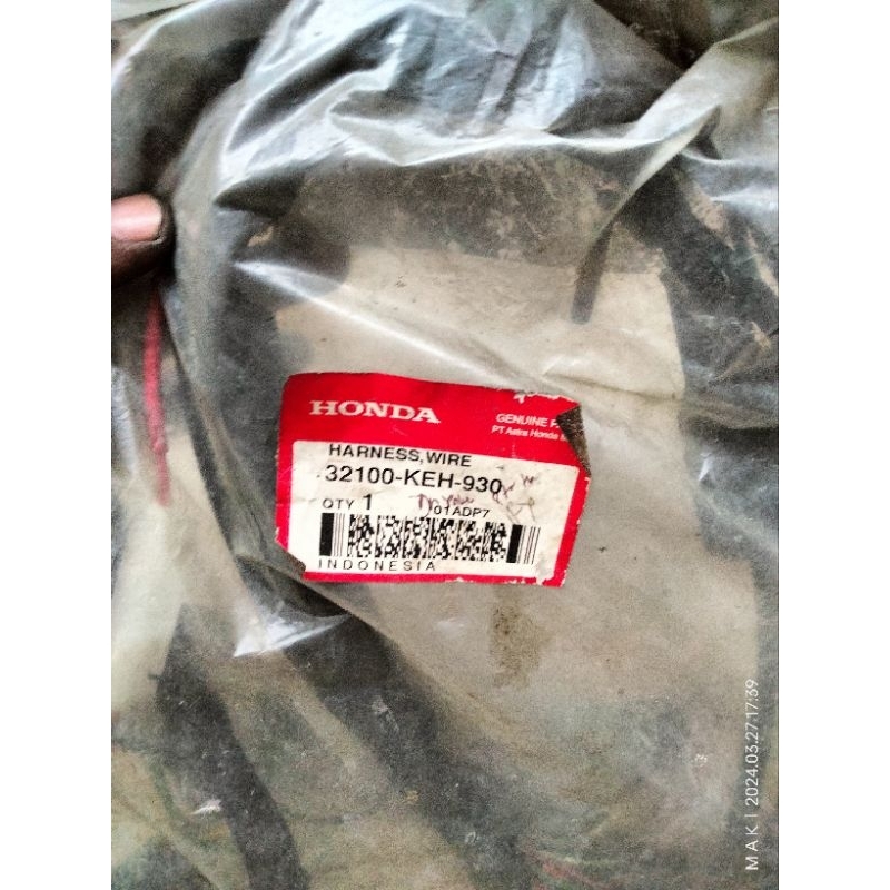 harness wire kabel bodi Honda Megapro lama engkel engkol genjot  hiu GL pro gl max new tech original