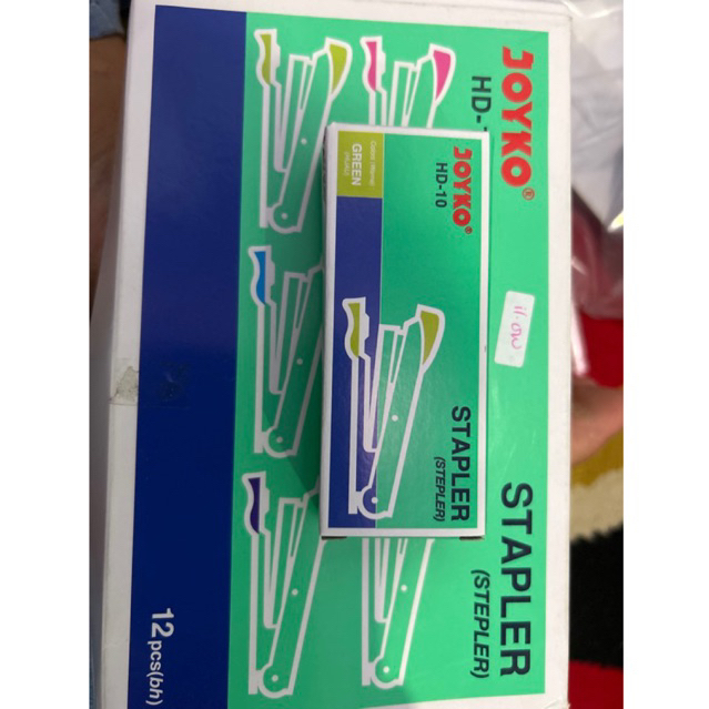 

Staples HD-10 JOYKO Stapler Hekter Jekrekan Jepretan Kecil Kertas Hvs murah hrg 1 pcs dalam
