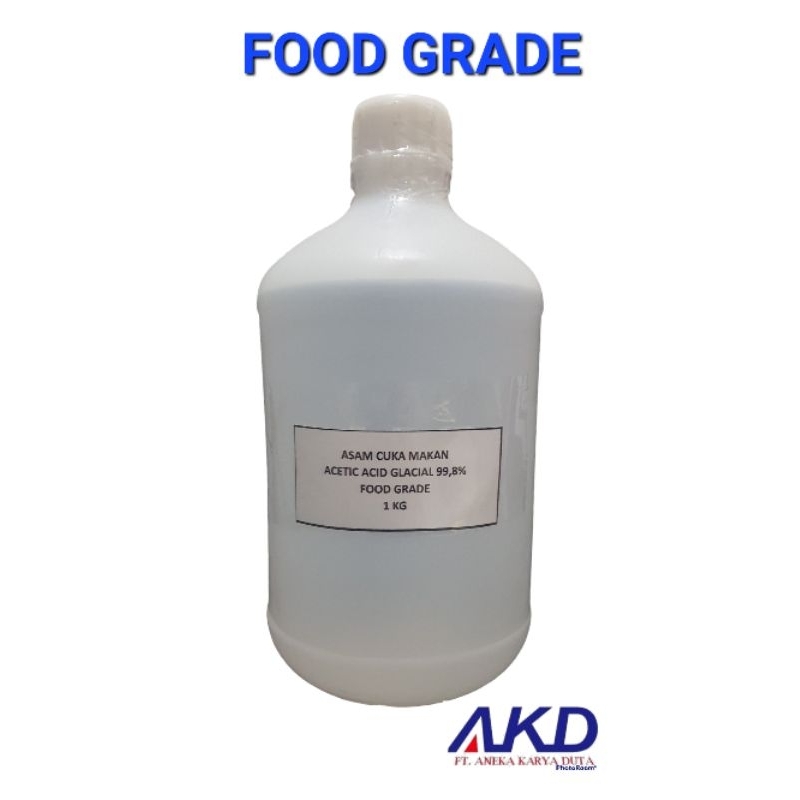 

Asam Cuka Makan (Ac Ac Glacial 99,8% Food Grade) 1 kg