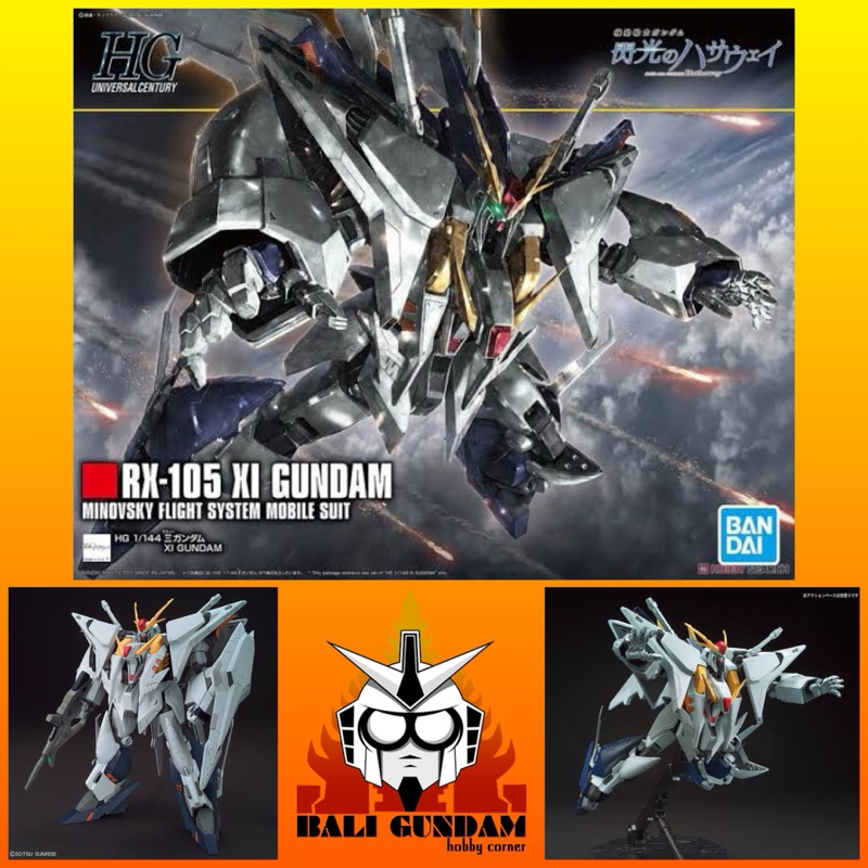 HG 1/144 RX-105 XI GUNDAM Bali Gundam Hobby Corner Bandai Original