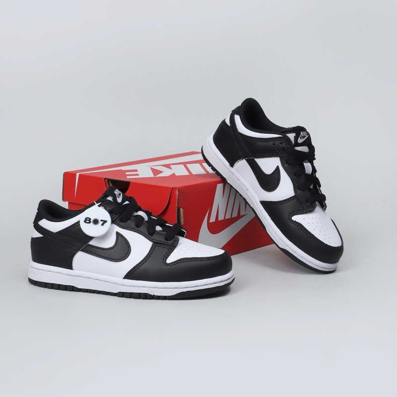 Dunk Low Black White Panda Kids