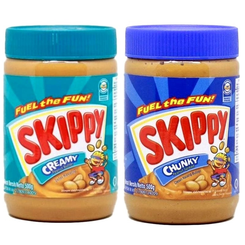 

Skippy Chunky Peanut / Creamy Peanut Butter 340 gr – Selai Kacang
