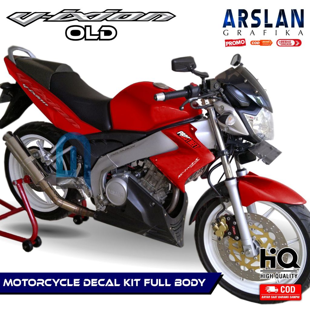 [BISA COD] Decal Vixion OLD Full Body Decal Vixion OLD 2009 Full Body Dekal Vixion Lama Variasi / De