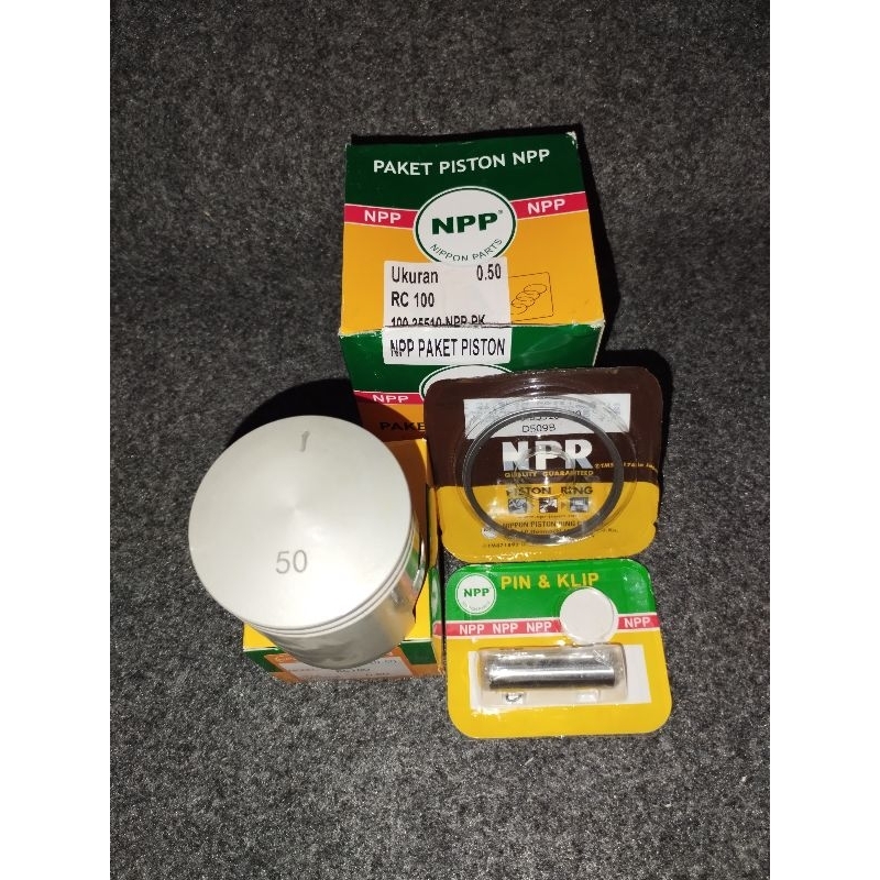 Piston Kit RC 100 Os 0.50 Merk NPP