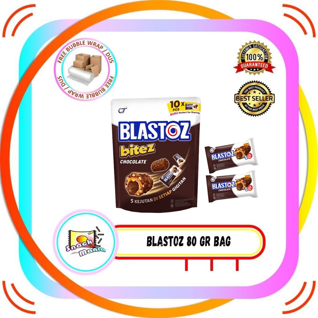 

Tango Wafer Blastoz Bitez Chocolate Coklat 80 gr POUCH