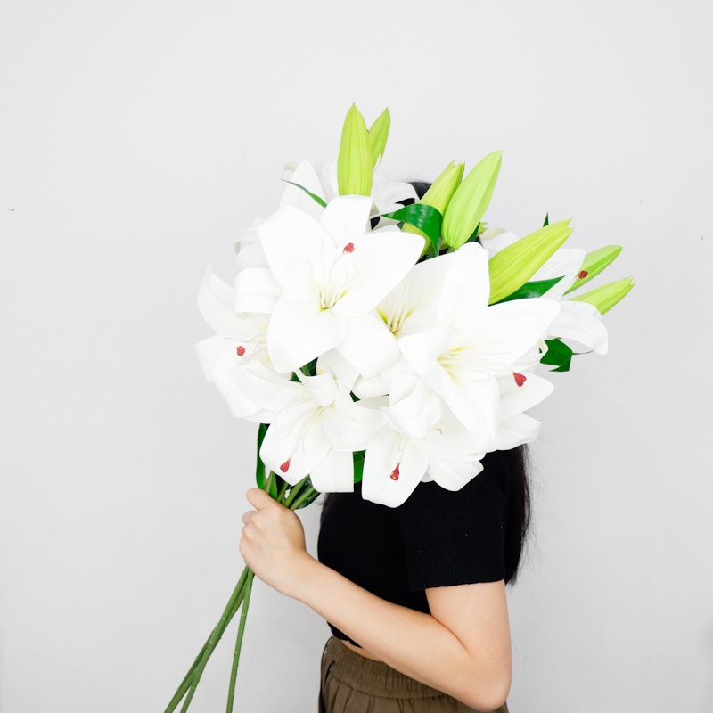 BUNGA TIGER LILY IMPOR ARTIFICIAL