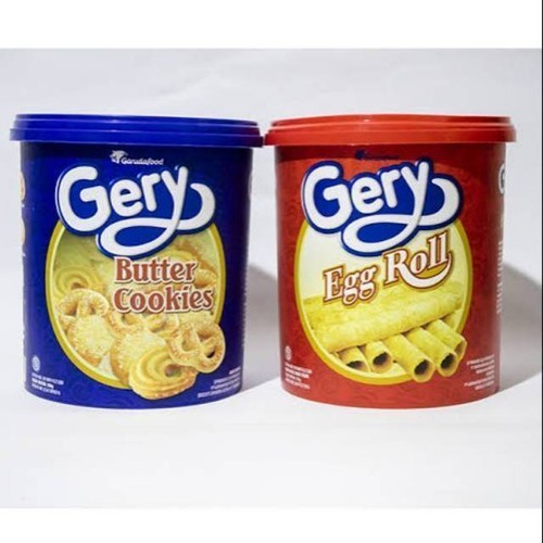 

Gery Wafer Stick Egg Roll / Butter Cookies Toples 210 gr