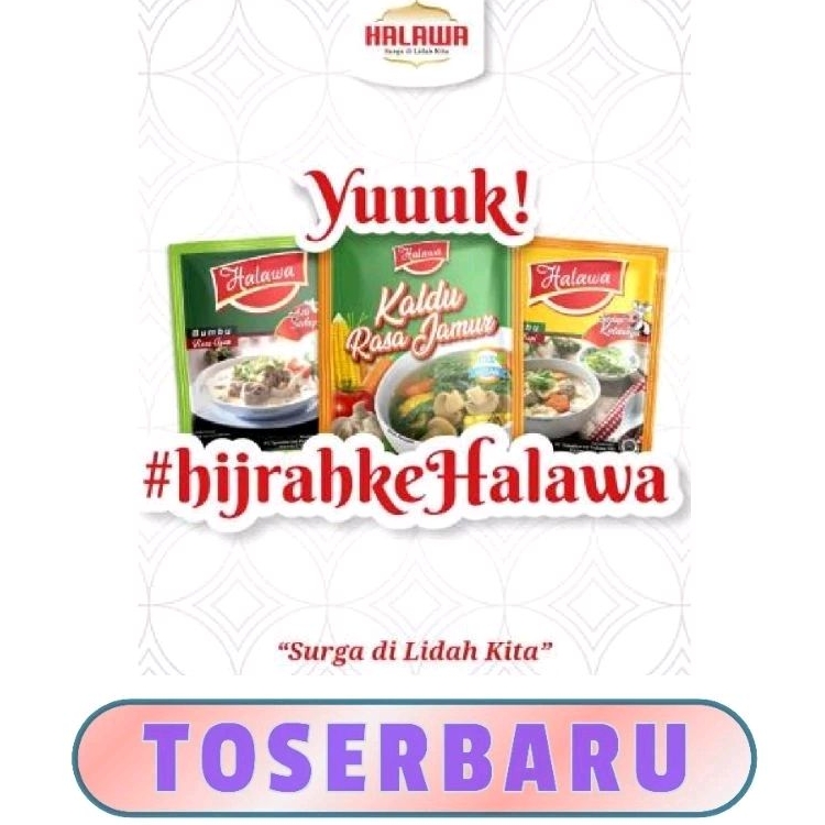 

HALAWA Bumbu penyedap rasa masakan per SACHET ( ecer )