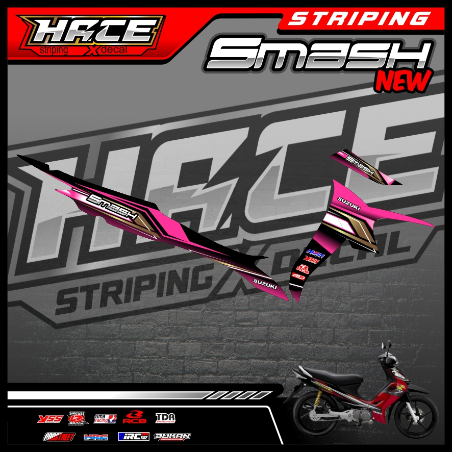242 STICKER STRIPING SMASH NEW - STRIPING SMASH NEW PREMIUM