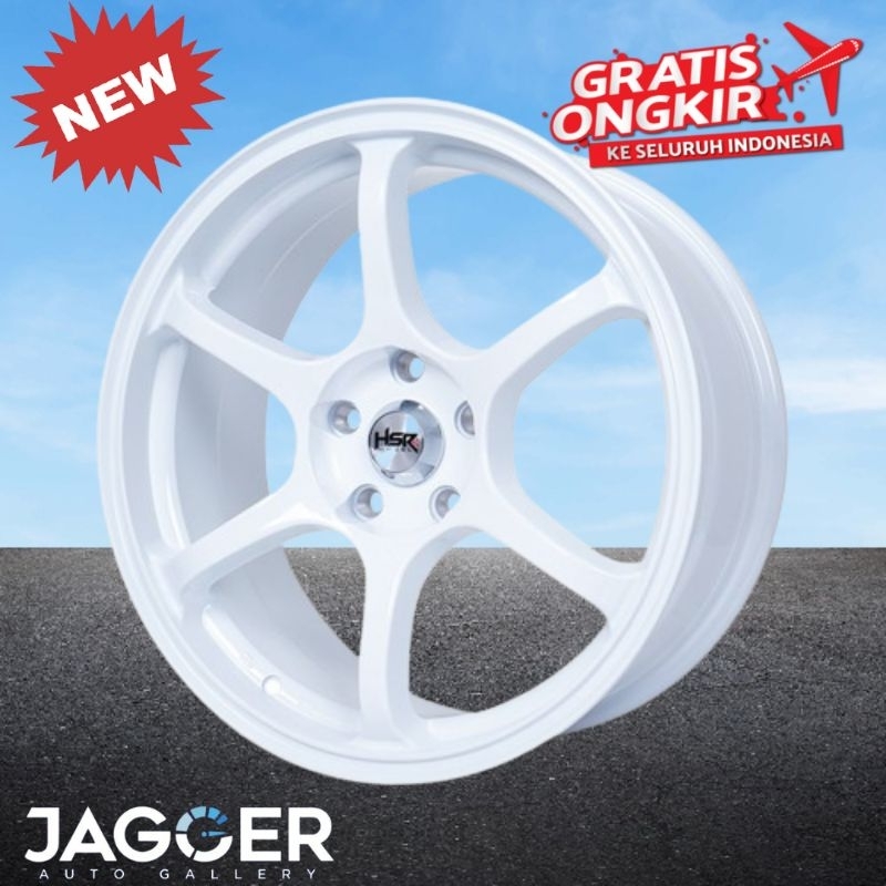 Velg racing hsr yuzawa ring 18 h5x114,3 white