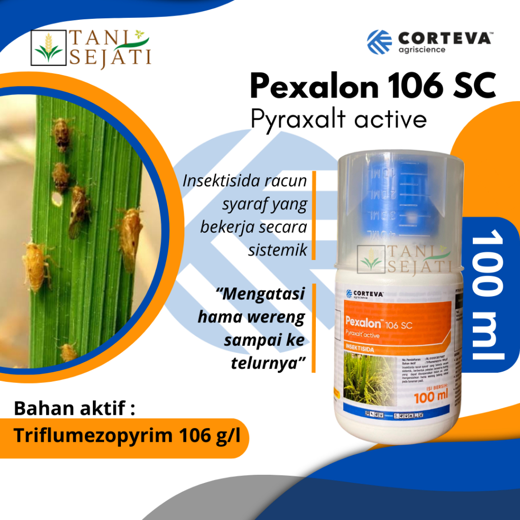 Pexalon 106 SC 100ml Insektisida Pembasmi Hama Wereng Batang Coklat pada tanaman Padi
