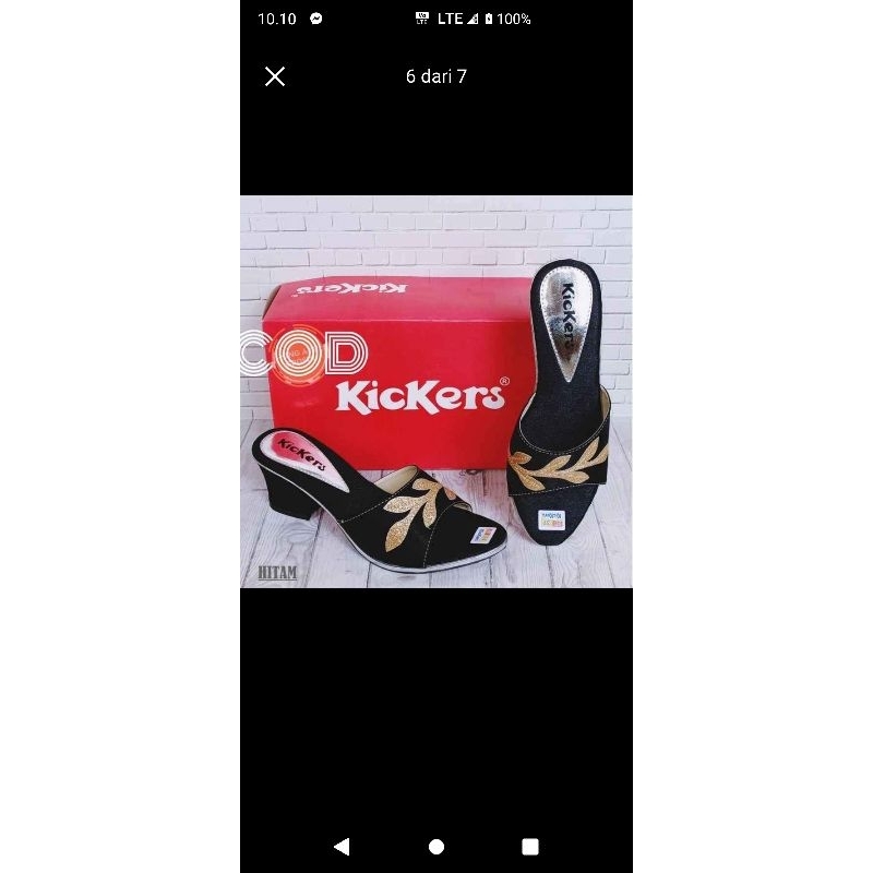 Sandal Heels Wanita Kickers / Sandal Casual Pesta