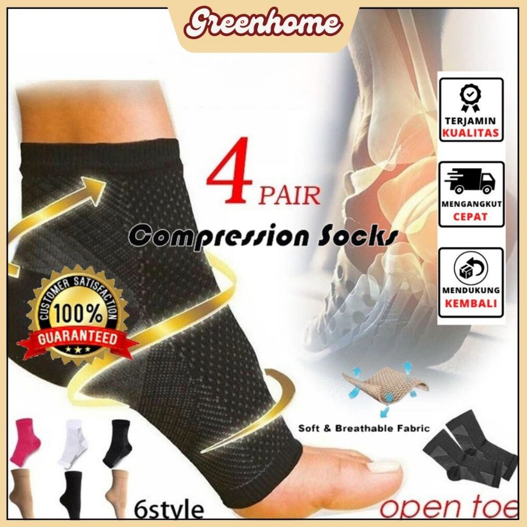 EMS Kaus Kaki Pijat Jepang 6D THERAPEUTIC MASSAGE SOCKS Kaos Kaki Terapi Anti Pegal Lelah Berat Beng