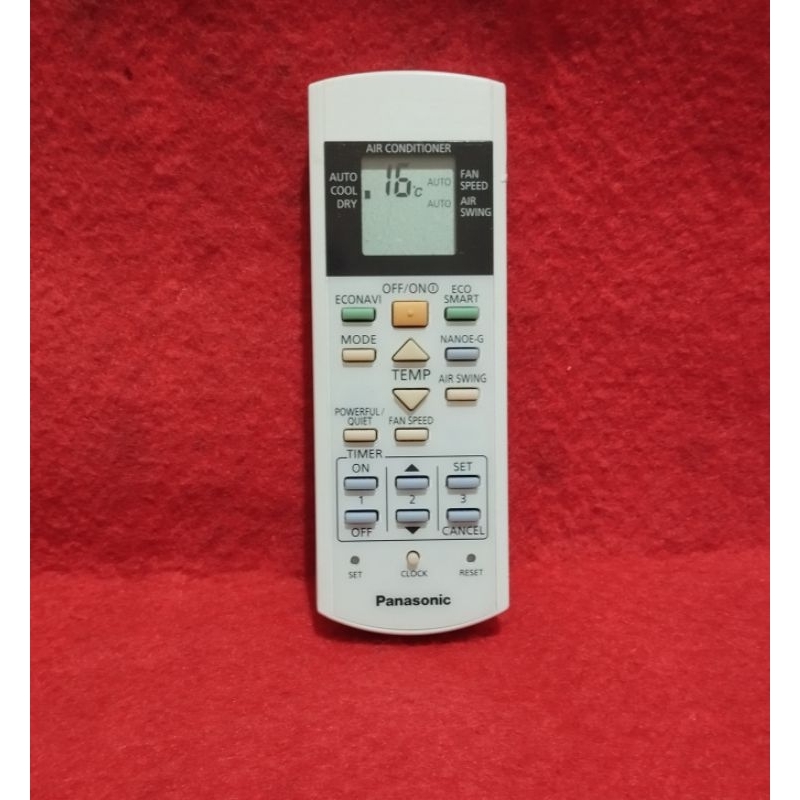 REMOT AC PANASONIC ECO SMART Nanoe-G 4161 ORIGINAL ASLI