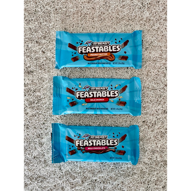 

Mr Beast Feastables Chocolate *Latest NEW* 1.34oz 35 gra