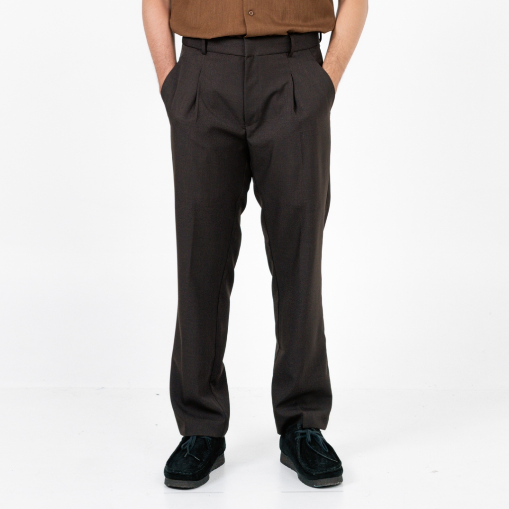 Screamous Celana Long Pants VINCENT DARK BROWN