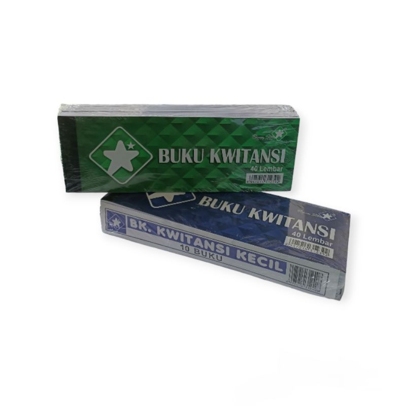 

Buku kwitansi paperstar kecil / kwitansi kecil 40 lembar