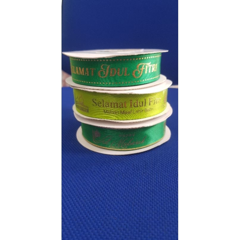 

PITA TULISAN IDUL FITRI 2/2 2.5CM MOTIF /Meter