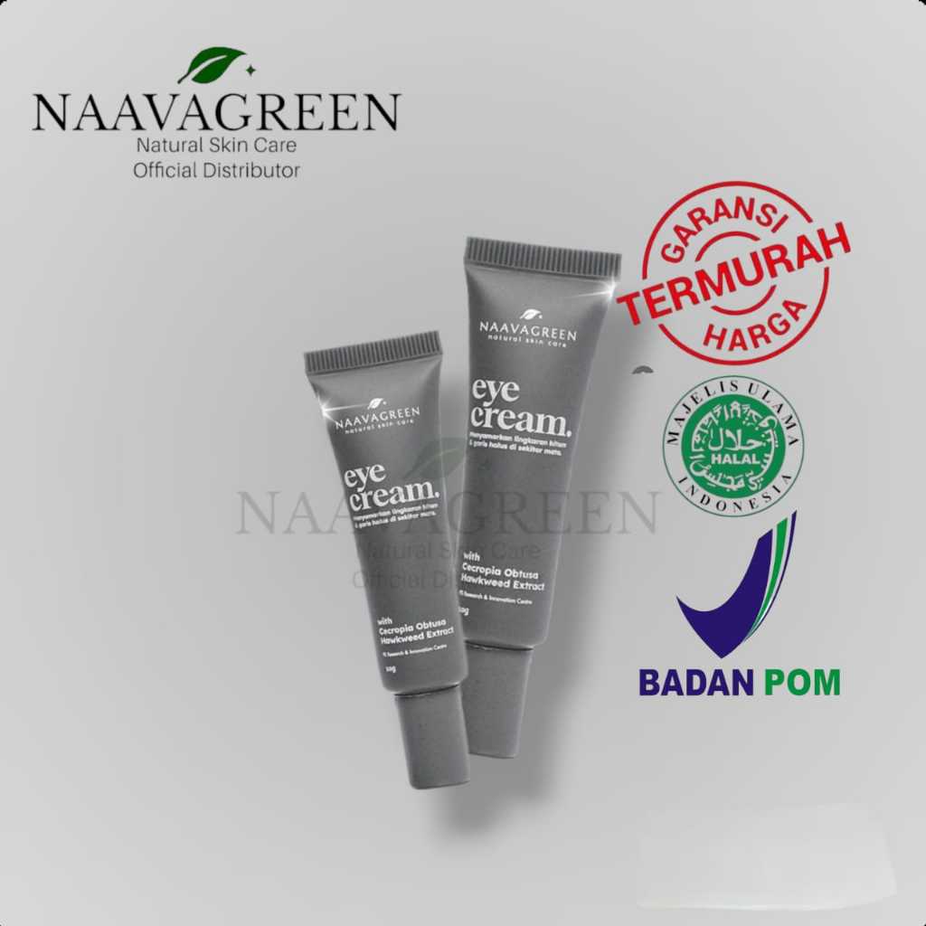 NAAVAGREEN Eye Cream (Tube 10 gram)/ Krim Mata NAAVAGREEN/ 100% ORIGINAL NAAVAGREEN