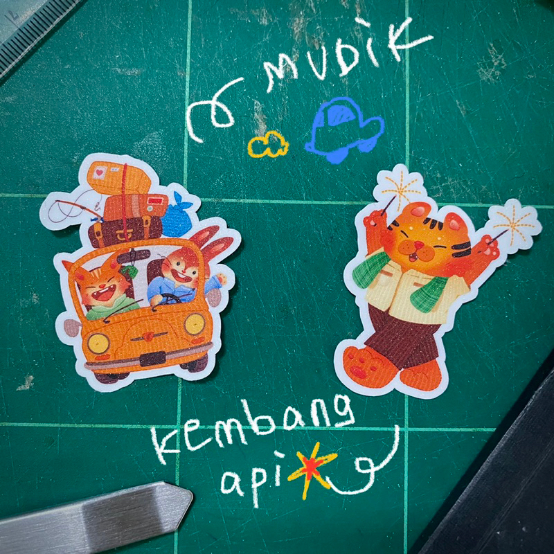 

Die cut sticker vinyl glitter