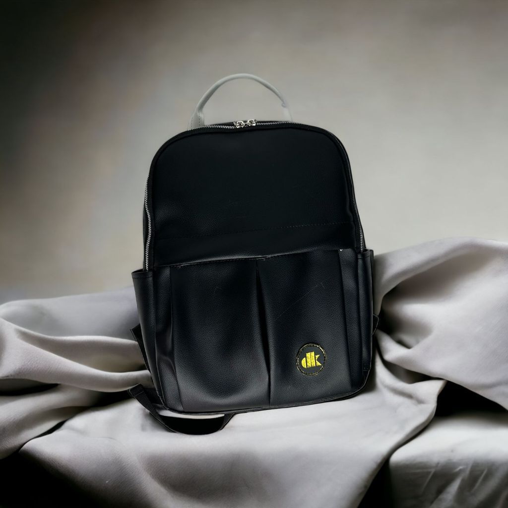 𝐝𝐤 Tas Ransel Wanita Warna Hitam Backpack Kuliah Muat laptop anti air