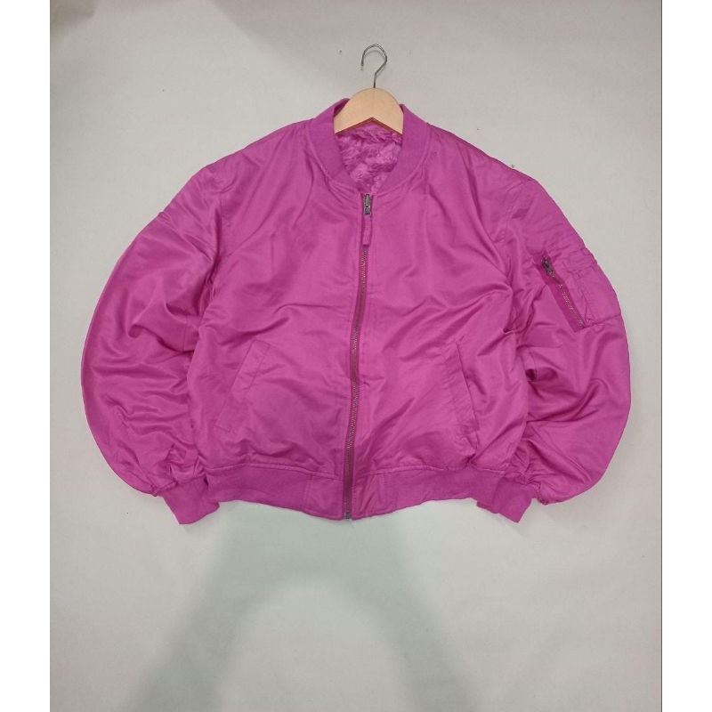 JAKET CASUAL BOMBER BOLAK BALIK Brand . BROWNY STANDARTLIKE