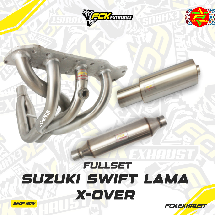 FCK Full System Suzuki Swift Lama X-Over 4-2-1 Knalpot Mobil Racing
