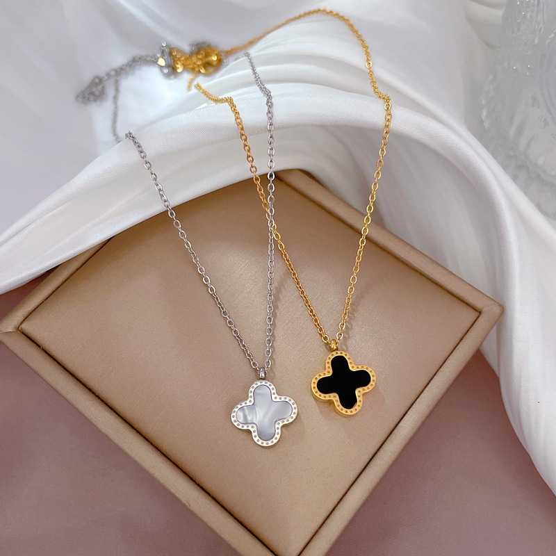 Delicia - Necklace Kalung Wanita Rantai Alloy Emas Perak hijab Simple Aesthetic Adjustable Aksen Lio