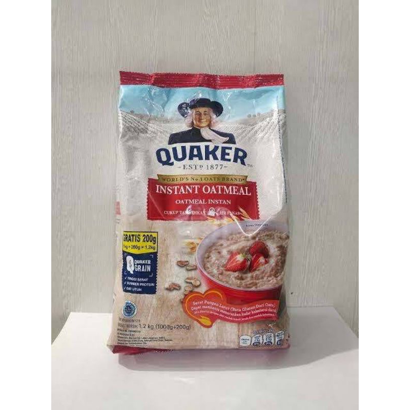 

Quacker instant oatmeal 1.2kg