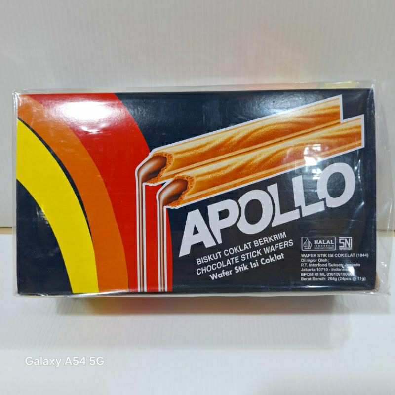 

APOLLO STIK BISKUIT COKLAT/STROBERI (264GRAM)