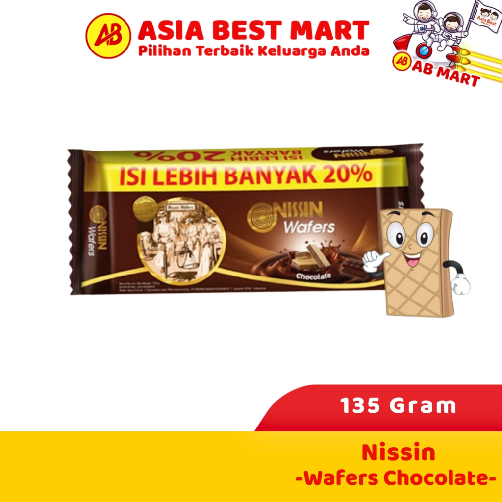 

Nissin Wafers Chocolate 135 Gr Biskuit Snack Cemilan