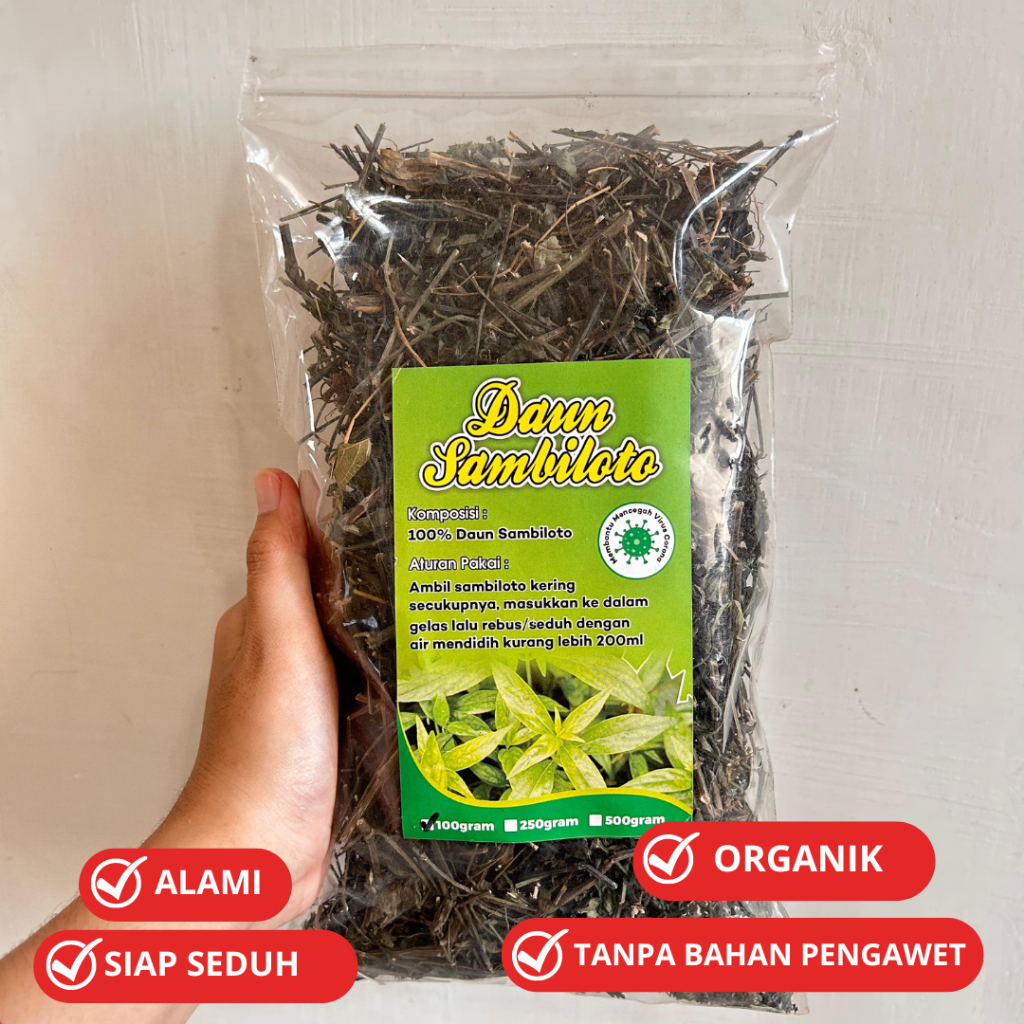 

Daun Sambiloto - Menurunkan Gula Darah | 100 gram