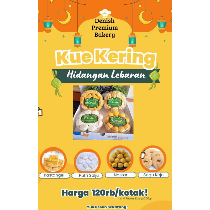 

Hampers/Kue lebaran Denish Premium Bakery