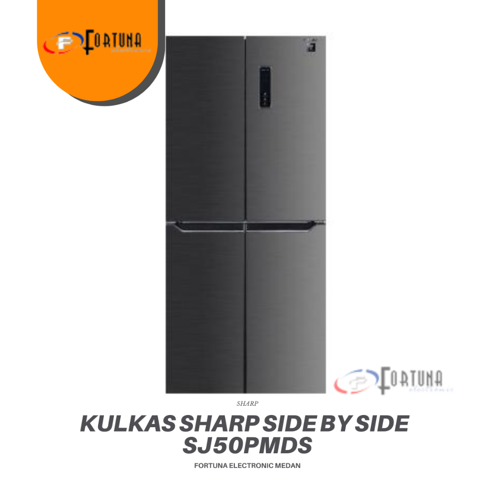 KULKAS SIDE BY SIDE SHARP SJIF50PMDS MEDAN